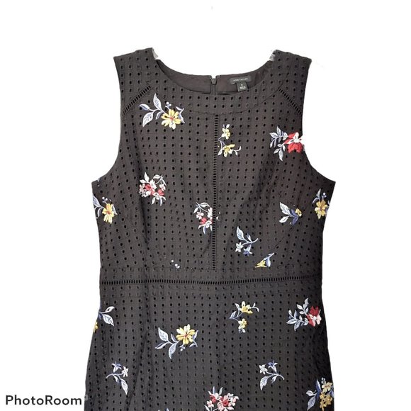 Ann Taylor Floral Eyelet Dress - Picture 2 of 8